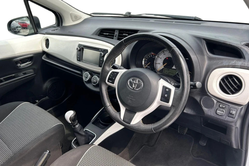 Toyota Yaris 1.33 Dual Vvt-i Trend Euro 5 White #6