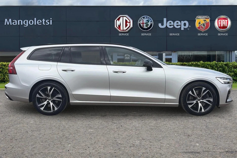 Volvo V60 2.0H T8 Twin Engine 11.6Kwh R-design Plus Awd DE69OHA Silver #4