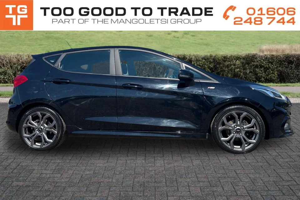 Ford Fiesta 1.0T Ecoboost St-line Euro 6 Ss HJ20OYT Black #4