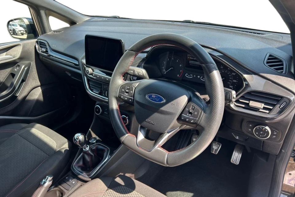 Ford Fiesta 1.0T Ecoboost St-line Euro 6 Ss HJ20OYT Black #6