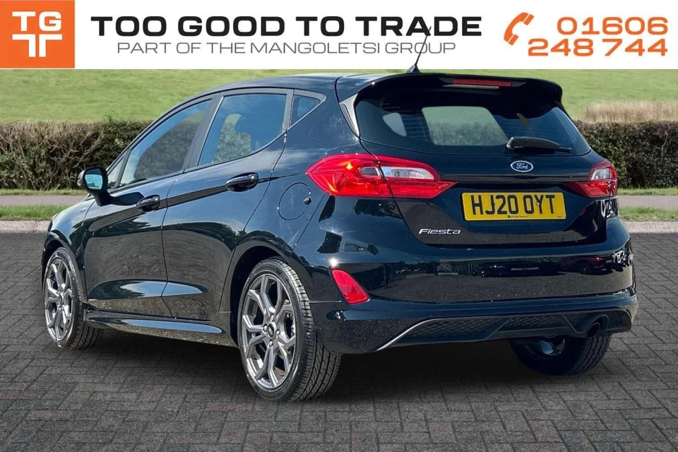 Ford Fiesta 1.0T Ecoboost St-line Euro 6 Ss HJ20OYT Black #3