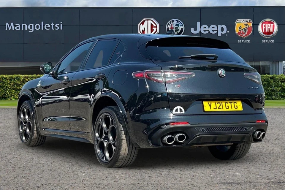 Alfa Romeo Stelvio 2.9 V6 Bi-turbo Quadrifoglio Q4 Awd Euro 6 S Black #3