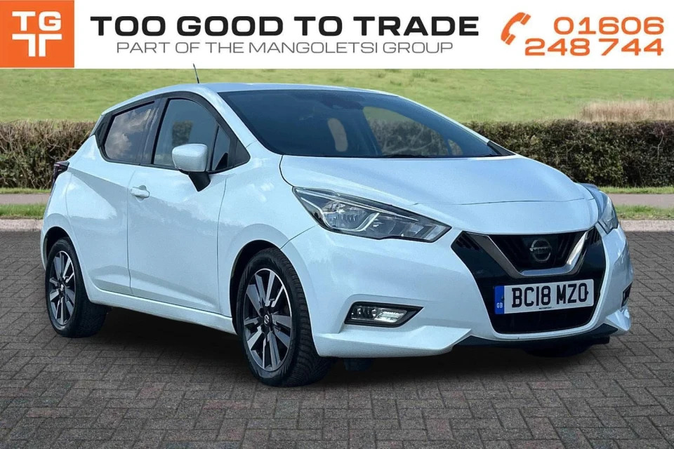 Nissan Micra 1.5 Dci N-connecta Euro 6 Ss White
