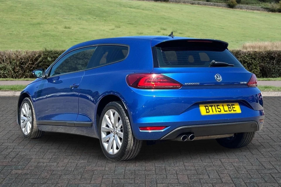 Volkswagen Scirocco 2.0 Tdi Bluemotion Tech Hatchback Manua Blue #3