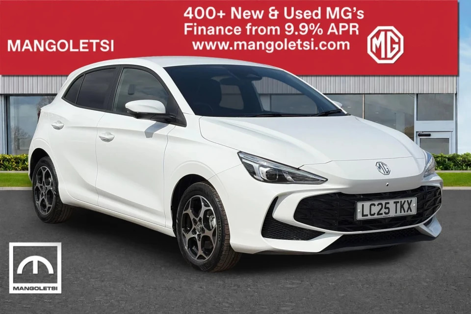 MG MG3 1.5 Hybrid Trophy Euro 6 Ss LC25TKX White
