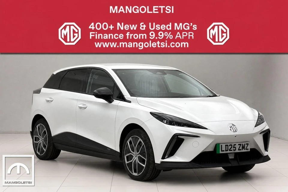 MG MG4 64Kwh Trophy Long Range White