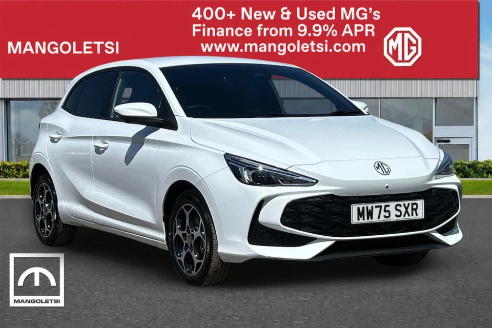 MG MG3 1.5 Hybrid Trophy Euro 6 Ss White