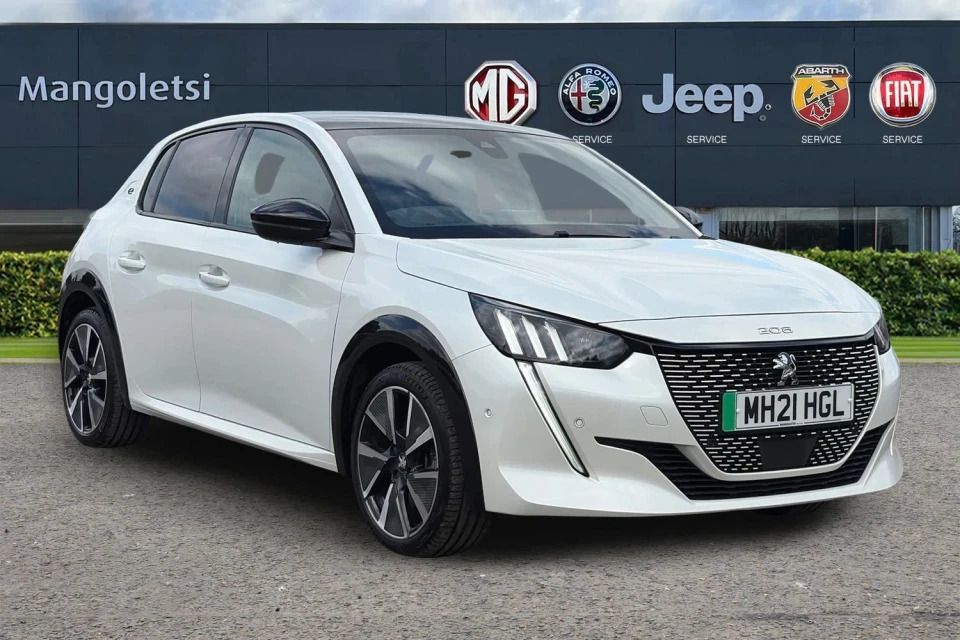 Peugeot e-208 50Kwh Gt Premium White