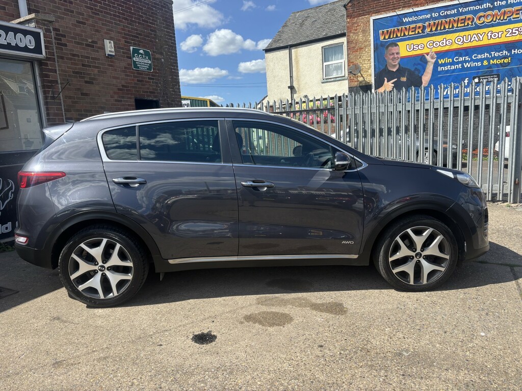 Kia Sportage Suv 2.0 Crdi Gt-line 2016 Silver #4