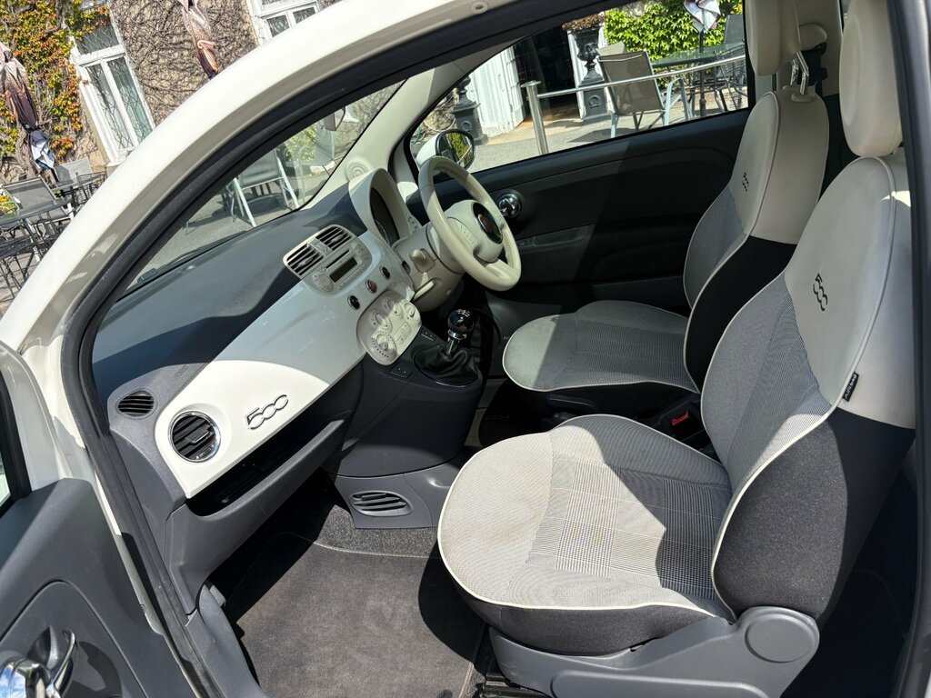 Fiat 500 1.2 S Hatchback Euro 6 Ss 69 White #10