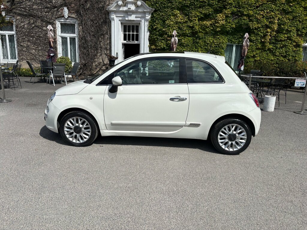 Fiat 500 1.2 Lounge Hatchback Euro 6 Ss White #2