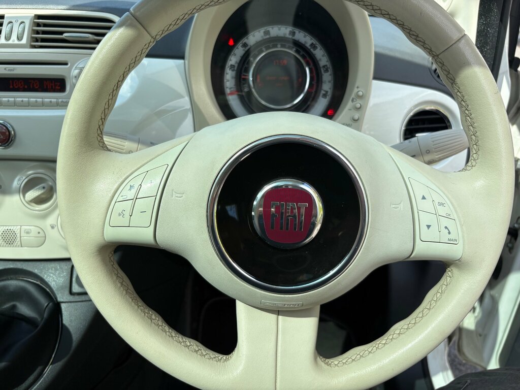 Fiat 500 1.2 S Hatchback Euro 6 Ss 69 White #11