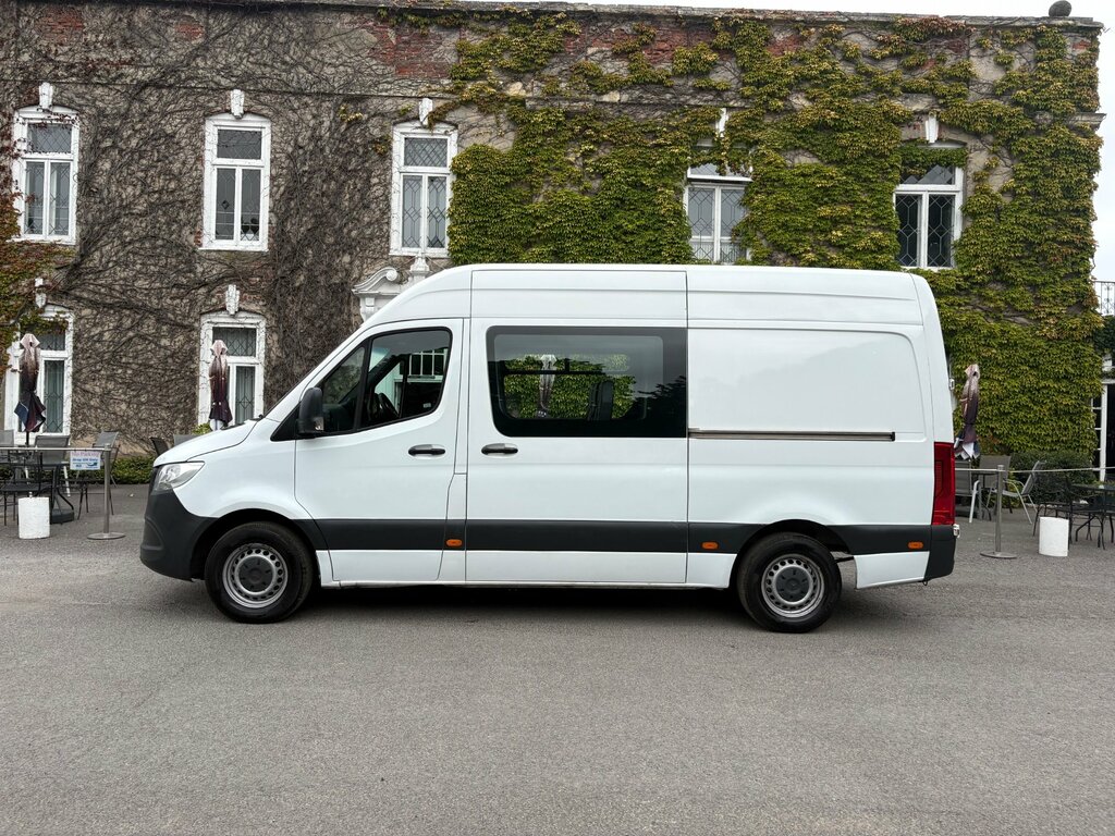 Mercedes-Benz Sprinter 2.0 315 Progressive 9 Seat Crew Van Deisel Man White #2