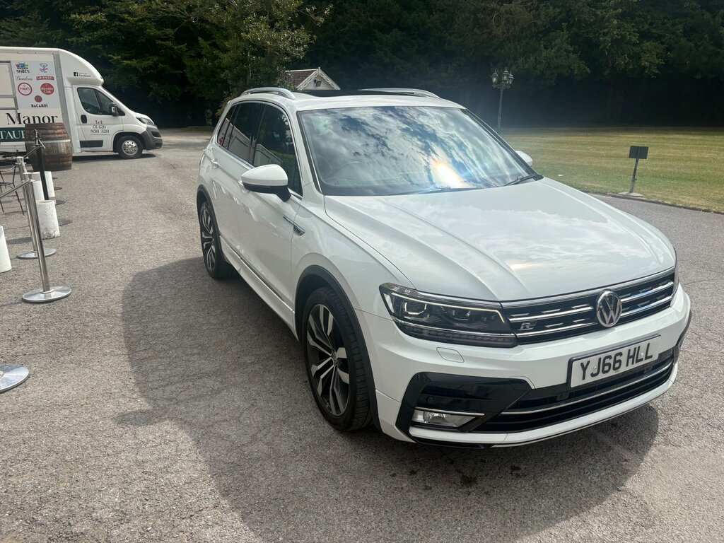 Volkswagen Tiguan 2.0 Tdi Bluemotion Tech R-line Suv Manu White #5