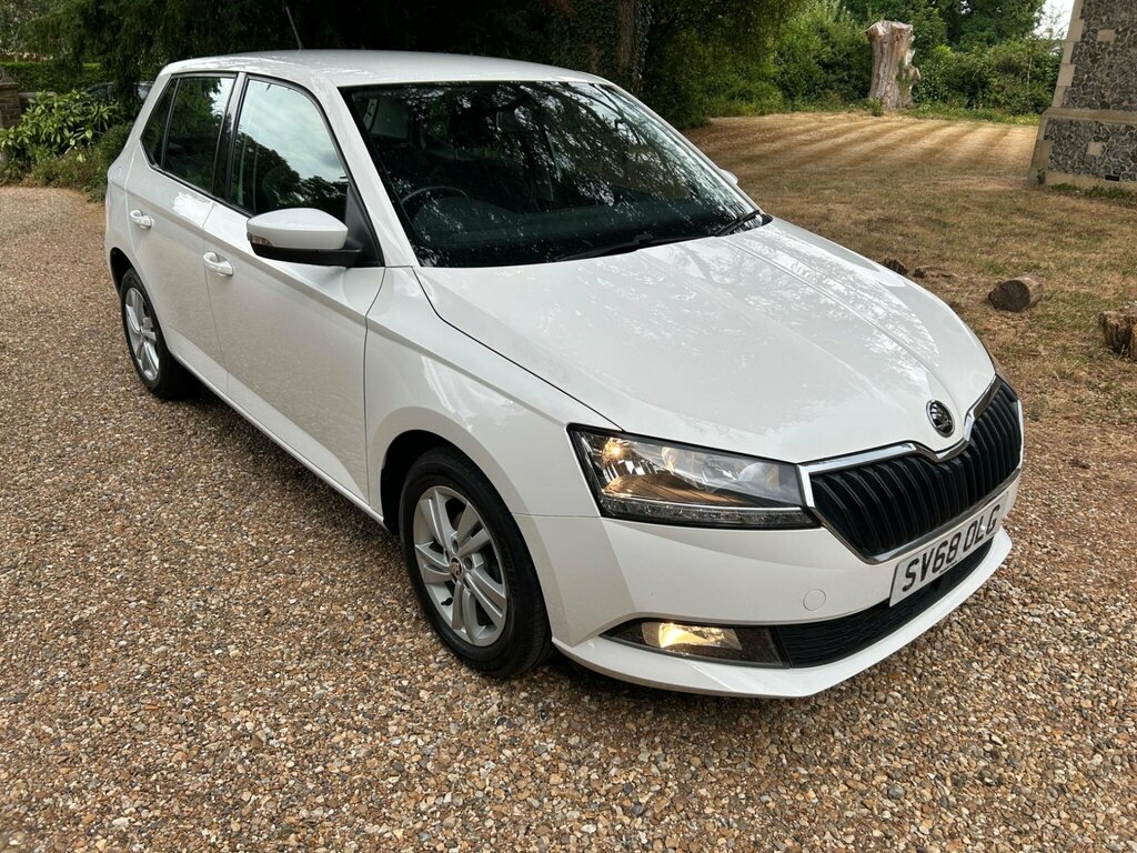 Skoda Fabia 1.0 Se Euro 6 Ss White