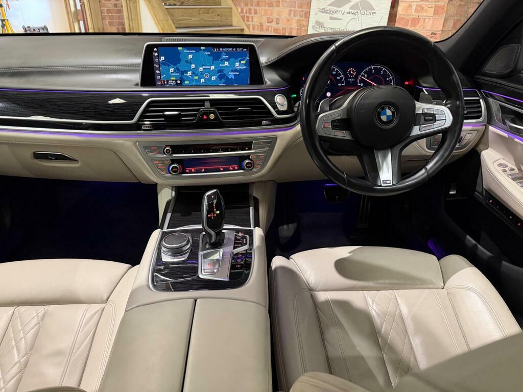 BMW 7 Series 3.0 740D M Sport Xdrive Euro 6 S S Black #4