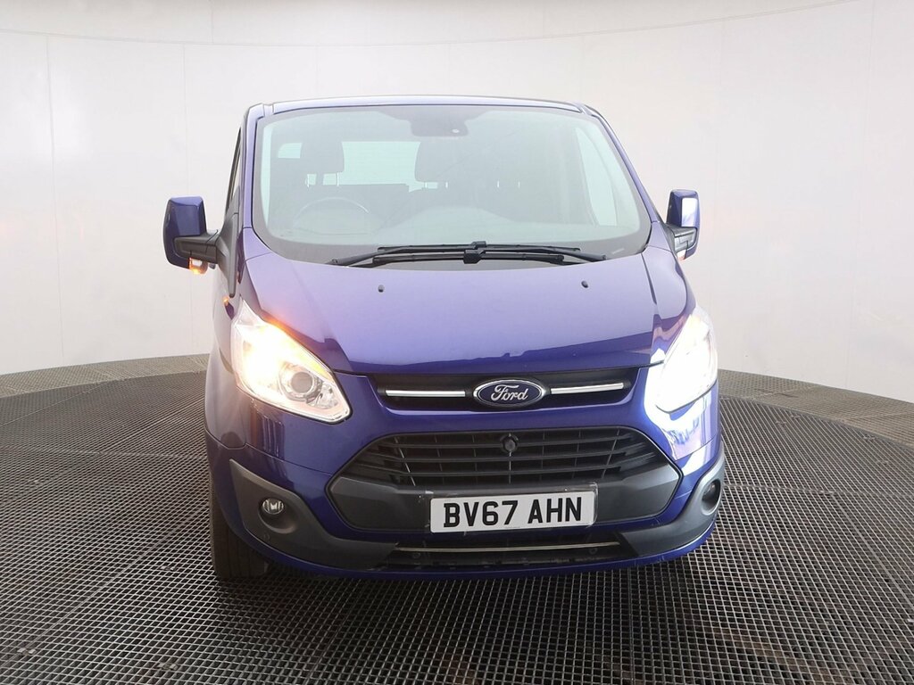 Ford Tourneo Custom 2.0 310 Ecoblue Titanium Minibus Double Cab Di Blue #4