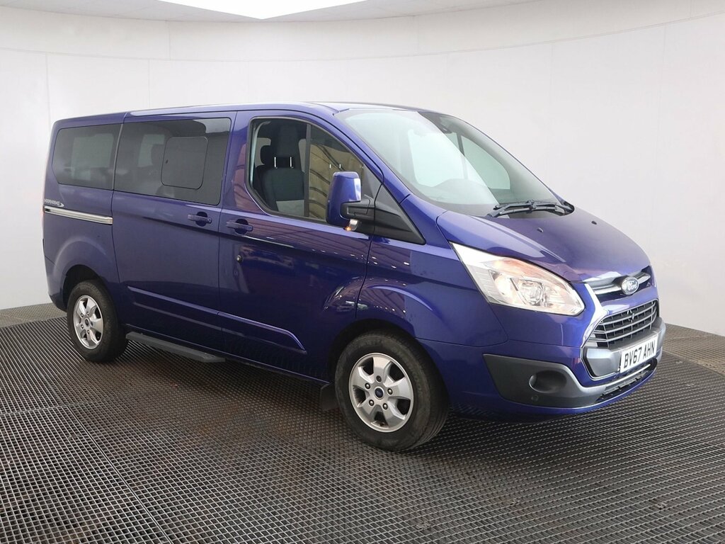 Ford Tourneo Custom 2.0 310 Ecoblue Titanium Minibus Double Cab Di Blue #5