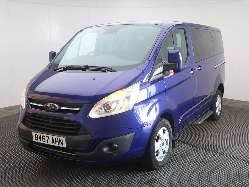 Ford Tourneo Custom 2.0 310 Ecoblue Titanium Minibus Double Cab Di Blue #6