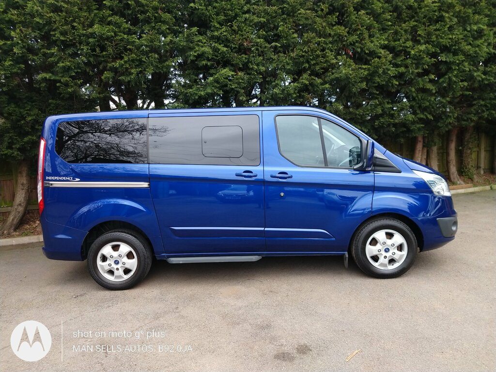 Ford Tourneo Custom 2.0 310 Ecoblue Titanium Minibus Double Cab Di Blue #2
