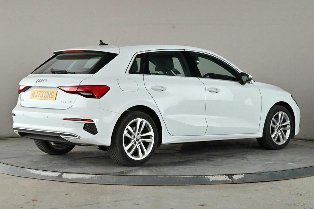Audi A3 1.5 Tfsi 35 Sport Sportback S Tronic HJ73OHG White #6