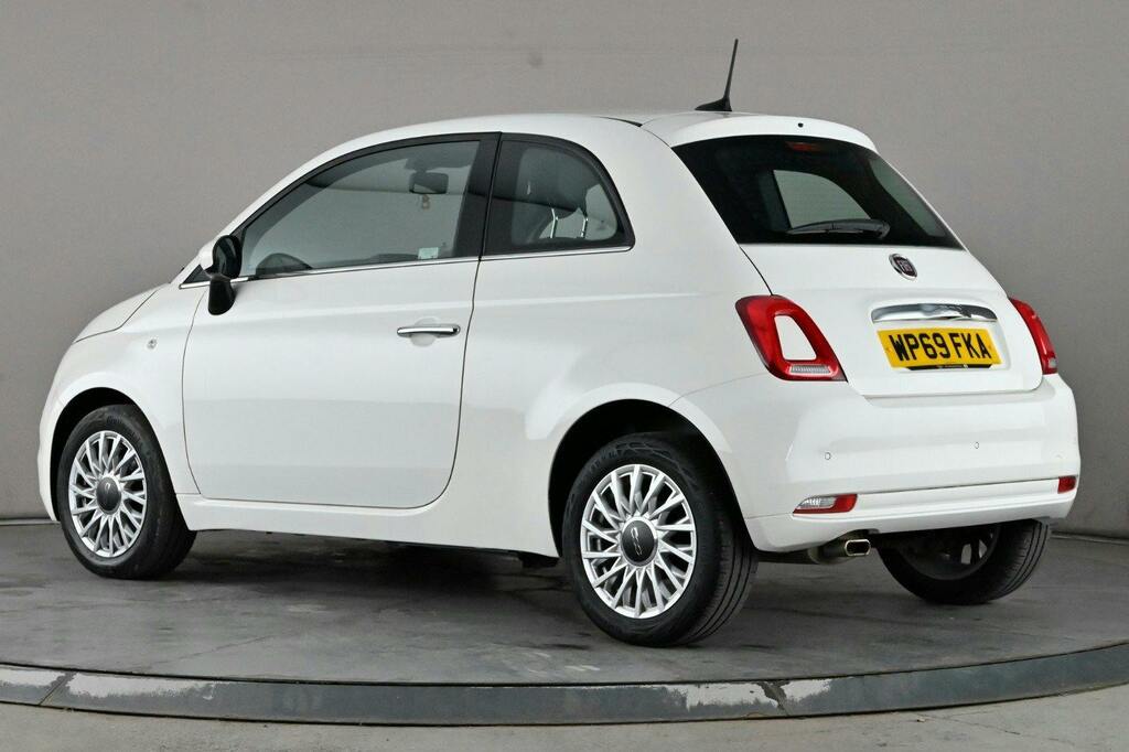 Fiat 500 1.2 Lounge Hatchback Ss WP69FKA White #4