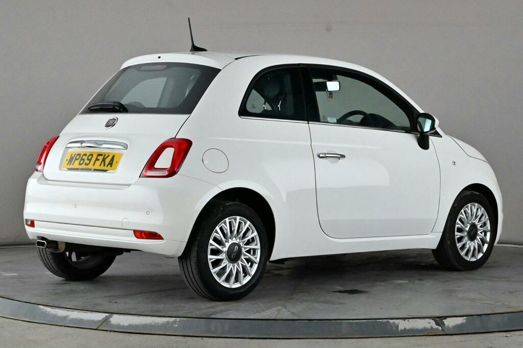 Fiat 500 1.2 Lounge Hatchback Ss WP69FKA White #6