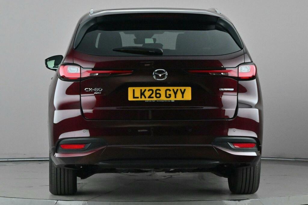 Mazda CX-80 2.5 E Skyactiv 17.8Kwh Homura Plus Suv Red #5