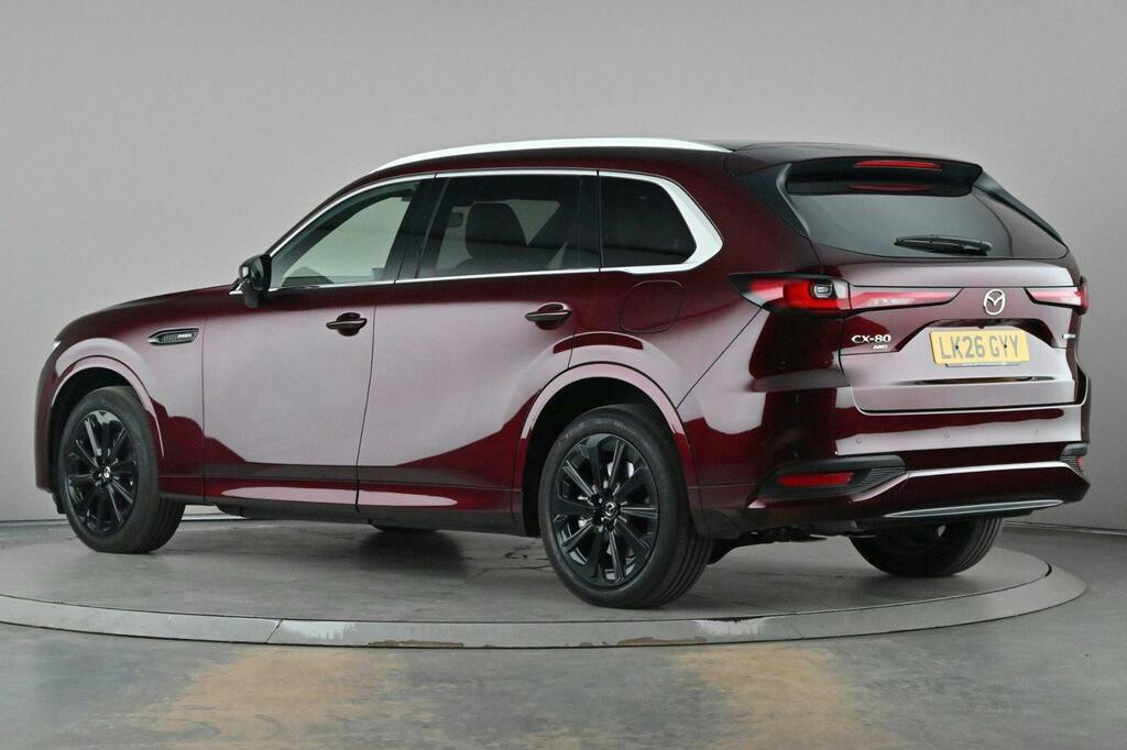 Mazda CX-80 2.5 E Skyactiv 17.8Kwh Homura Plus Suv Red #6