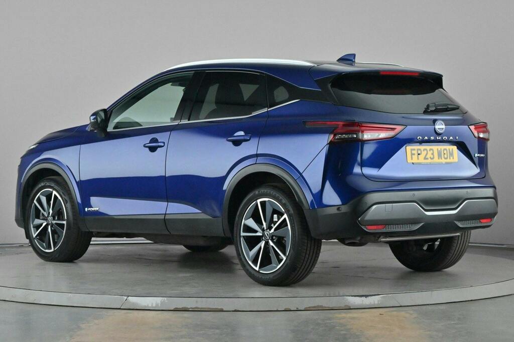 Nissan Qashqai 1.5 H E Power Tekna Suv Hybrid S FP23WOM Blue #4