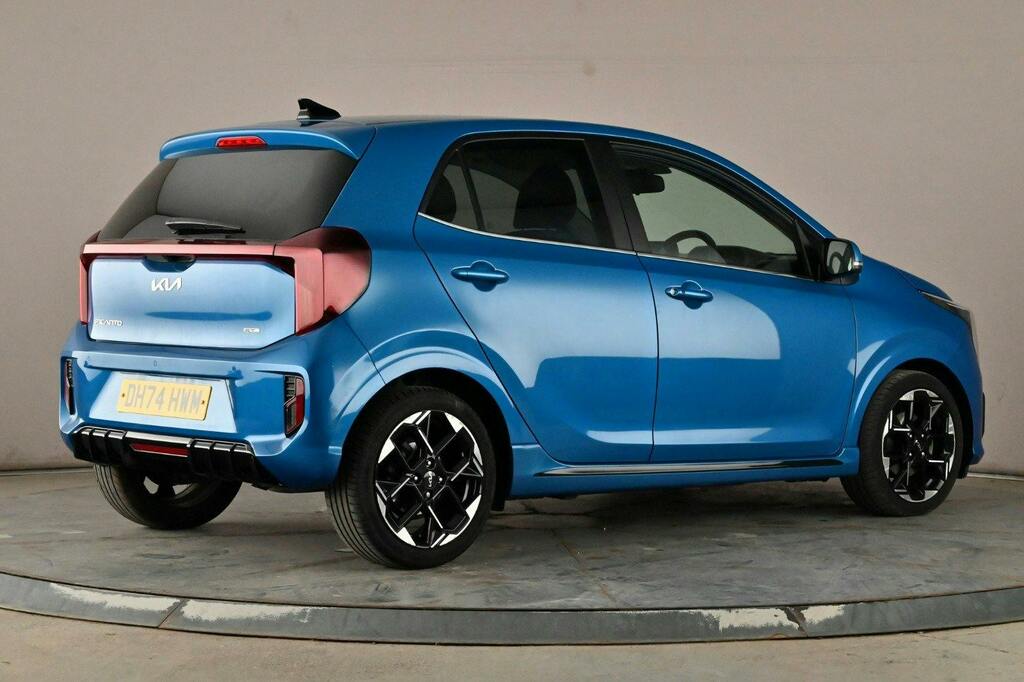 Kia Picanto 1.2 Gt Line S Hatchback Amt Ss DH74HWM Blue #6