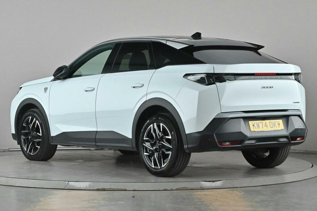Peugeot 3008 1.2 Gt Suv Hybrid E Dsc6 Ss KW74OKV White #3