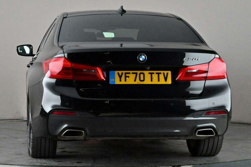 BMW 5 Series 2.0 520I Gpf M Sport Saloon Ss Black #5