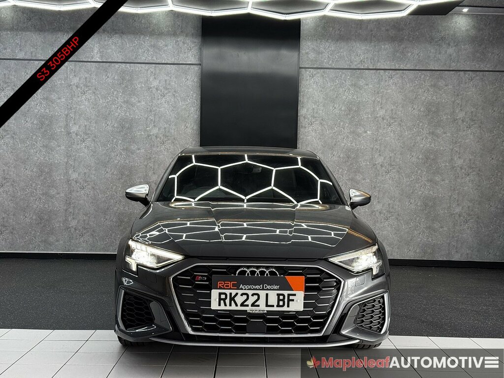 Audi S3 2.0 Tfsi Saloon S Tronic Quattro Euro 6 RK22LBF Grey #2