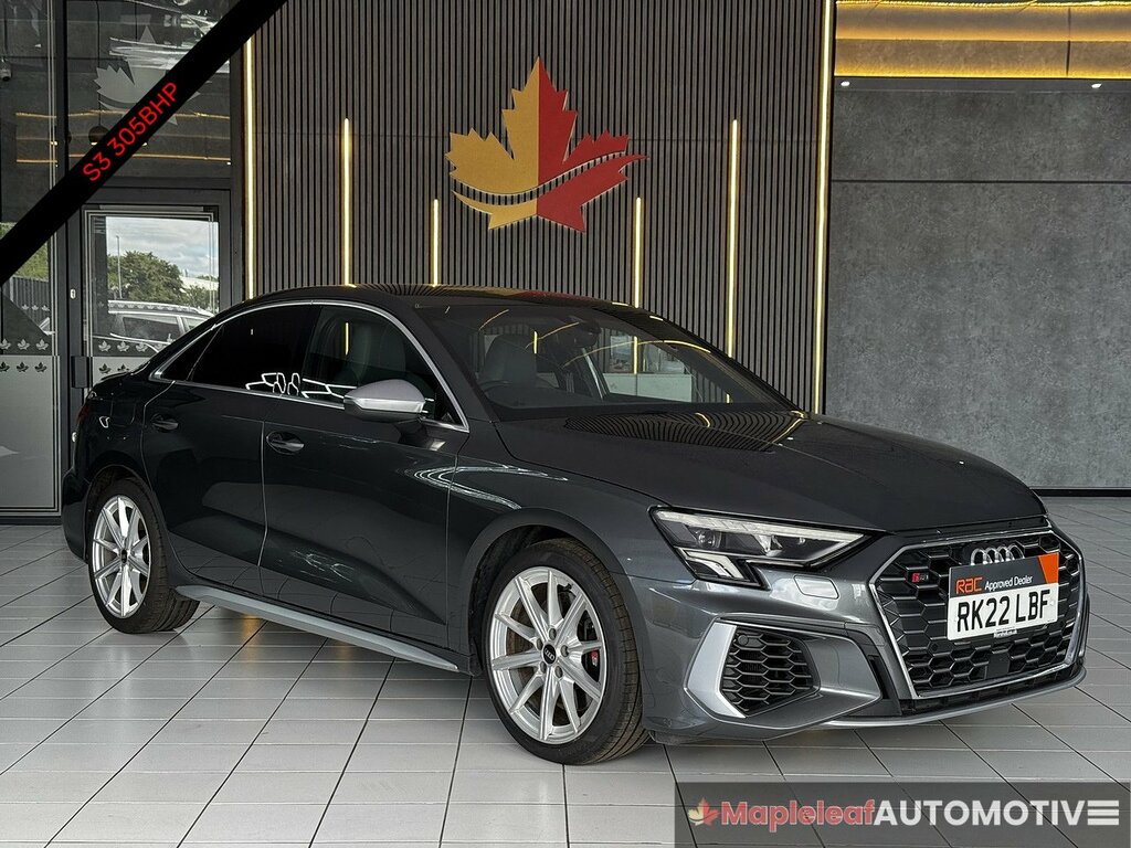 Audi S3 2.0 Tfsi Saloon S Tronic Quattro Euro 6 Grey
