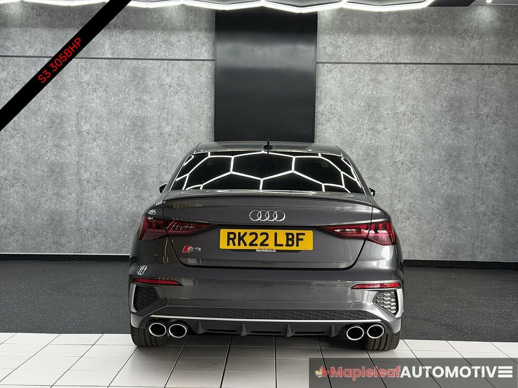 Audi S3 2.0 Tfsi Saloon S Tronic Quattro Euro 6 RK22LBF Grey #5