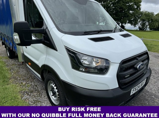 Ford Transit Custom 2.0 350 Leader 3.5T. L4 Lwb 4.2M Curtainside Tail FV24WXT White #5