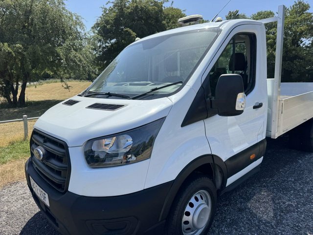 Ford Transit Custom 2.0 350 Leader 3.5T.lwb 17Ft 5M Dropside Eu 6Dr White #5