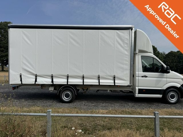Volkswagen Crafter 2.0 3.5T. 5.2M 17Ft Curtainside Sprinter Size Ai White #3