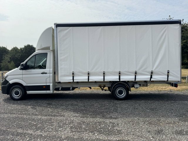 Volkswagen Crafter 2.0 3.5T. 5.2M 17Ft Curtainside Sprinter Size Ai White #6