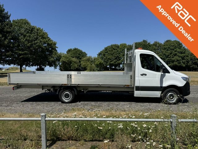 Mercedes-Benz Sprinter 2.1 316Cdi Lwb 3.5T. 5.2M.17ft Dropside Euro 6 1 White #2