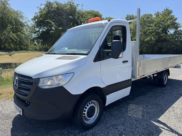 Mercedes-Benz Sprinter 2.1 316Cdi Lwb 3.5T. 5.2M.17ft Dropside Euro 6 1 White #6