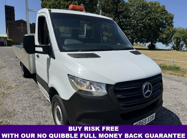 Mercedes-Benz Sprinter 2.1 316Cdi Lwb 3.5T. 5.2M.17ft Dropside Euro 6 1 White #3