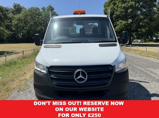 Mercedes-Benz Sprinter 2.1 316Cdi Lwb 3.5T. 5.2M.17ft Dropside Euro 6 1 White #4