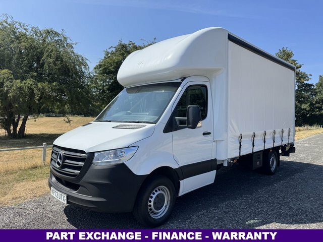 Mercedes-Benz Sprinter 2.0 315Cdi 3.5T. L3 Lwb Curtainside Large Tail Lif White