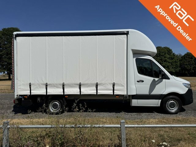 Mercedes-Benz Sprinter 2.0 315Cdi 3.5T. L3 Lwb Curtainside Large Tail Lif White #2