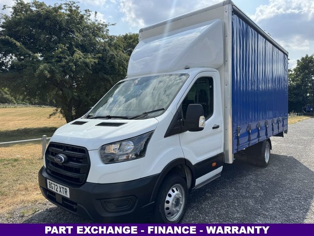 Ford Transit Custom 2.0 350 3.5T. Lwb X Long 5M Curtainside X 8Ft Int White