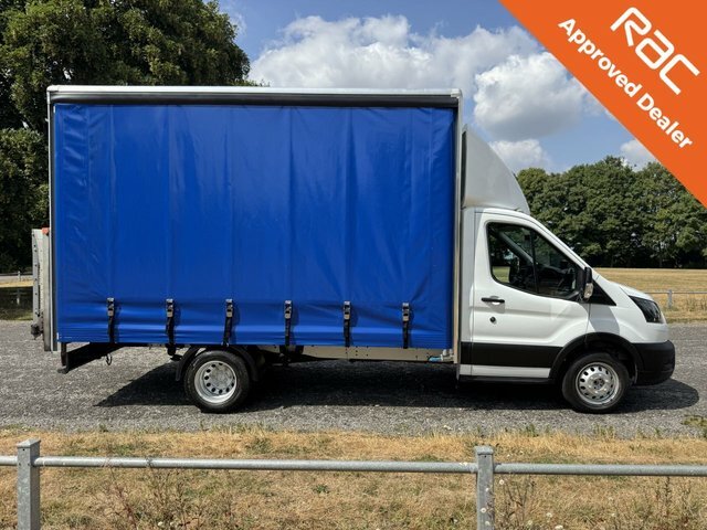 Ford Transit Custom 2.0 350 Leader 3.5T. L4 Lwb 4.2M Curtainside Tail White #2