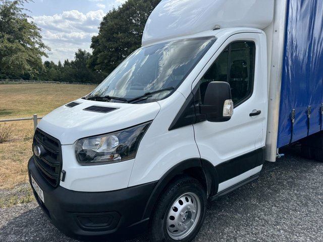Ford Transit Custom 2.0 350 Leader 3.5T. L4 Lwb 4.2M Curtainside Tail White #5