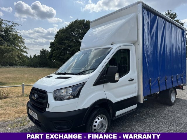 Ford Transit Custom 2.0 350 Leader 3.5T. L4 Lwb 4.2M Curtainside Tail White